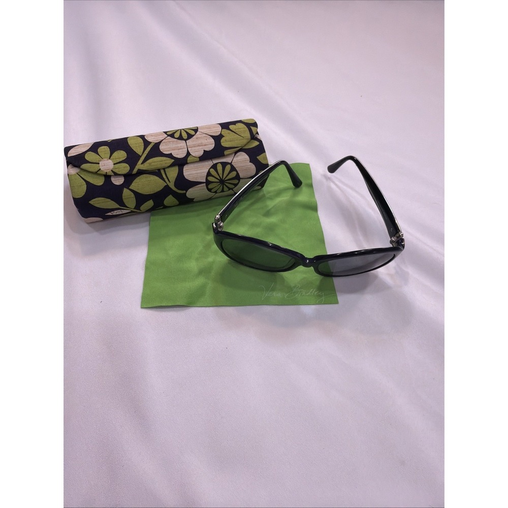 Vintage Vera Bradley Prescription Sunglasses w/Case And Cleaning Wipe